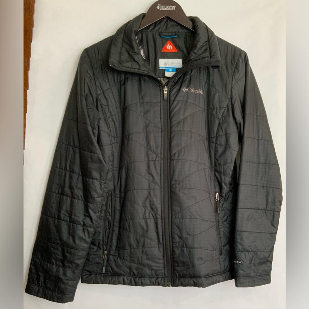 Columbia Black Omni Heat Puffer Jacket